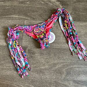 NWT adjustable tie bikini bottoms